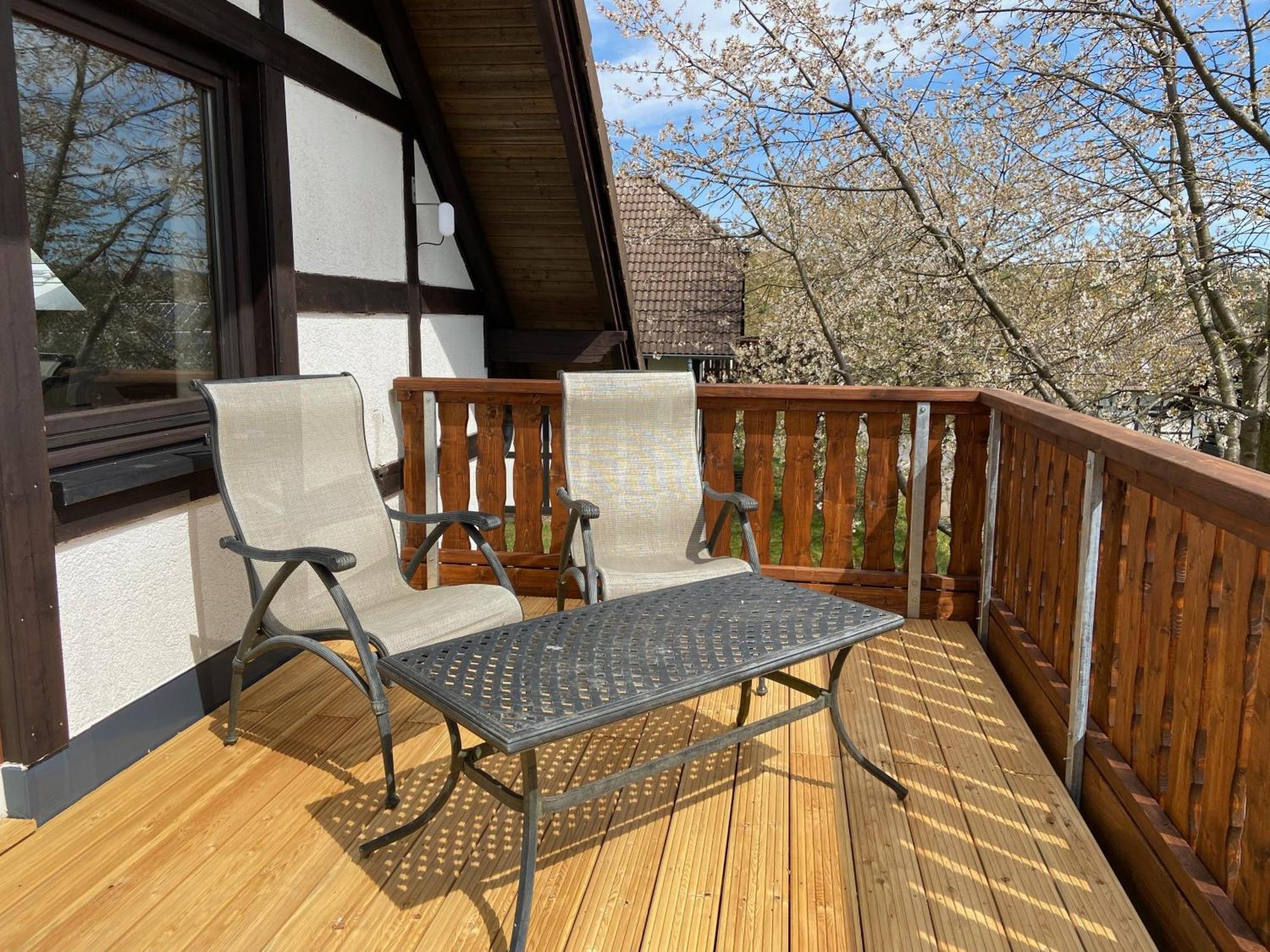 Ferienwohnung Lix Direkt Am Waldrand 프란케나우 외부 사진